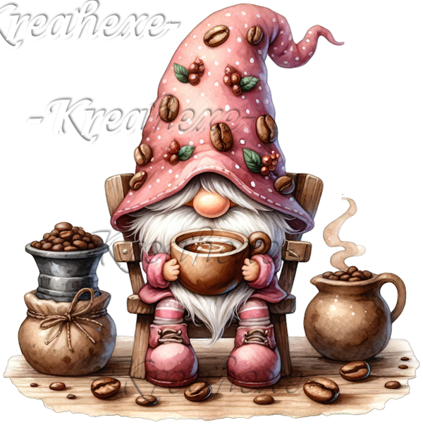 rosa Kaffeegnome (p 19)