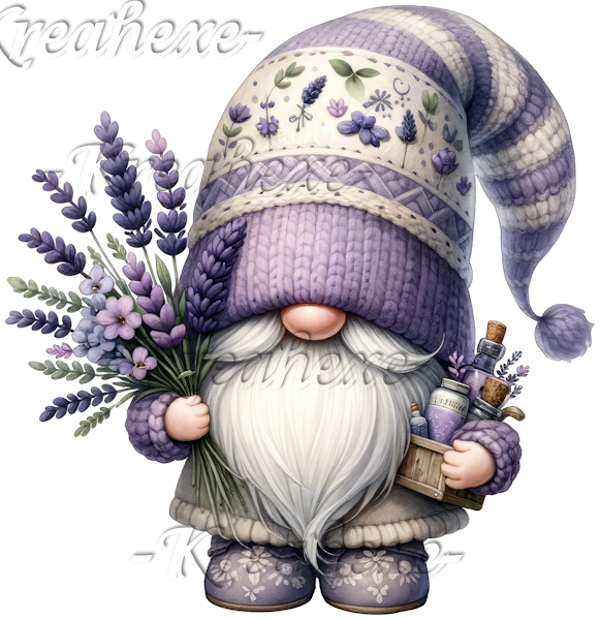 Lavendel Gnome (p 24)