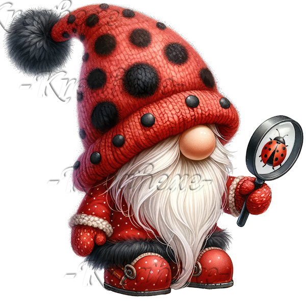 Ladybug Gnome  (pgc  24)