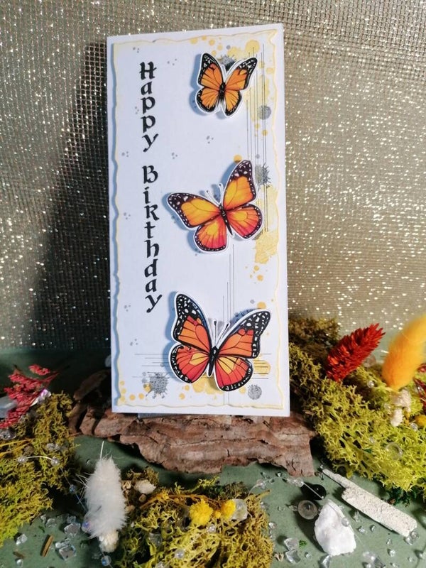 Geburtstagskarte "Schmetterling"