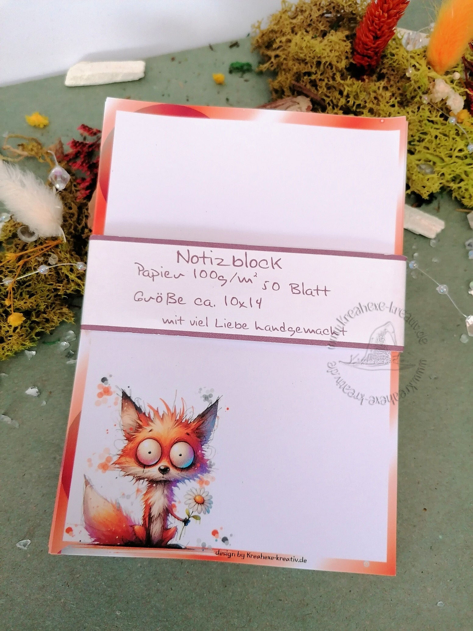 Notizblock  "Fuchs Peter"