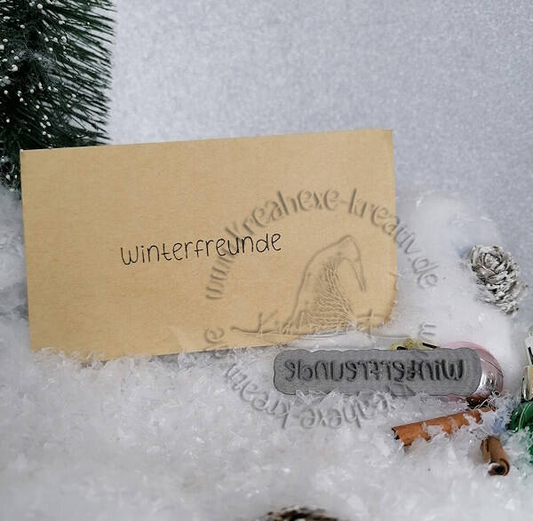 Stempel  " Winterfreunde "