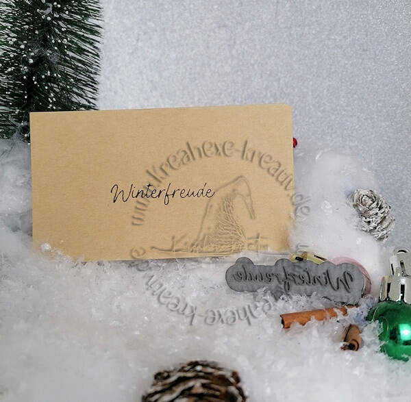 Stempel  " Winterfreude "
