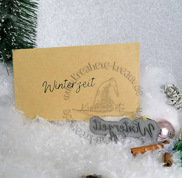 Stempel " Winterzeit "