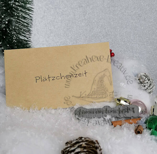 Stempel  " Plätzchenzeit "