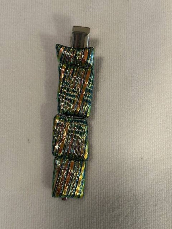 Dichroic Glass Clip Barrett