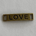 plaque  love bronze