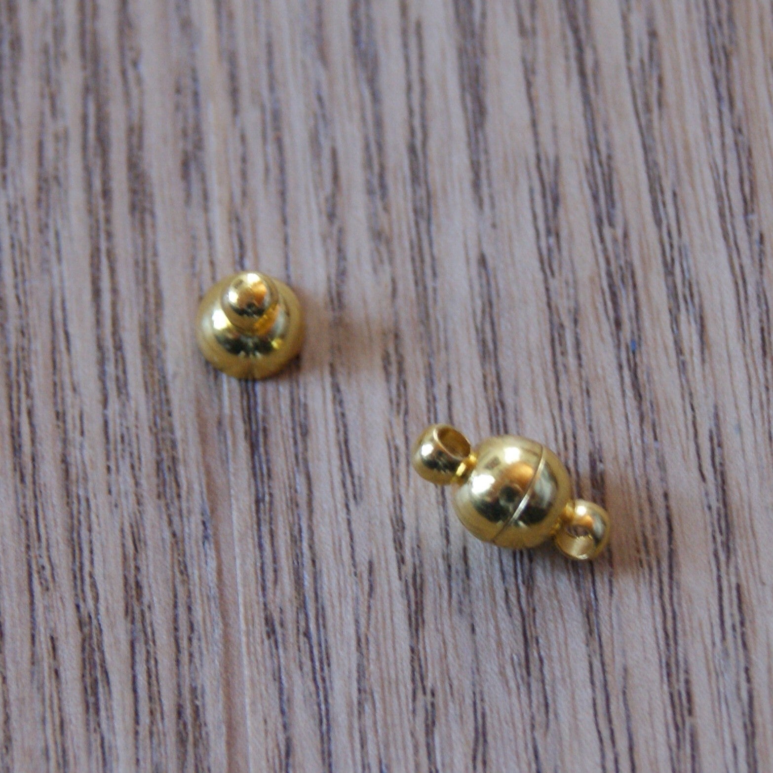 Fermoir  boule aimant Doré