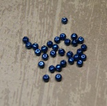 " perle nacrée " BLEU FONCÉ Ø 4 mm