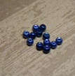 " perle nacrée  " BLEU FONCÉ Ø 6 mm
