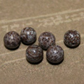 perle jaspe MARRON foncé Ø8