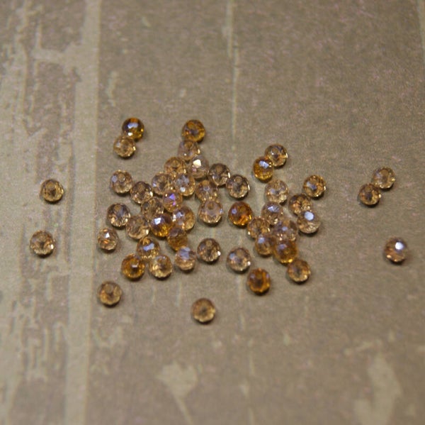 perle cristal AMBRE 3,5x4