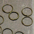 anneaux  bronze Ø10mm ép. 0,7 mm (vendu par 10)