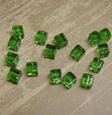 cube verre VERT 6x6