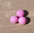 perle jade ROSE PÂLE Ø10