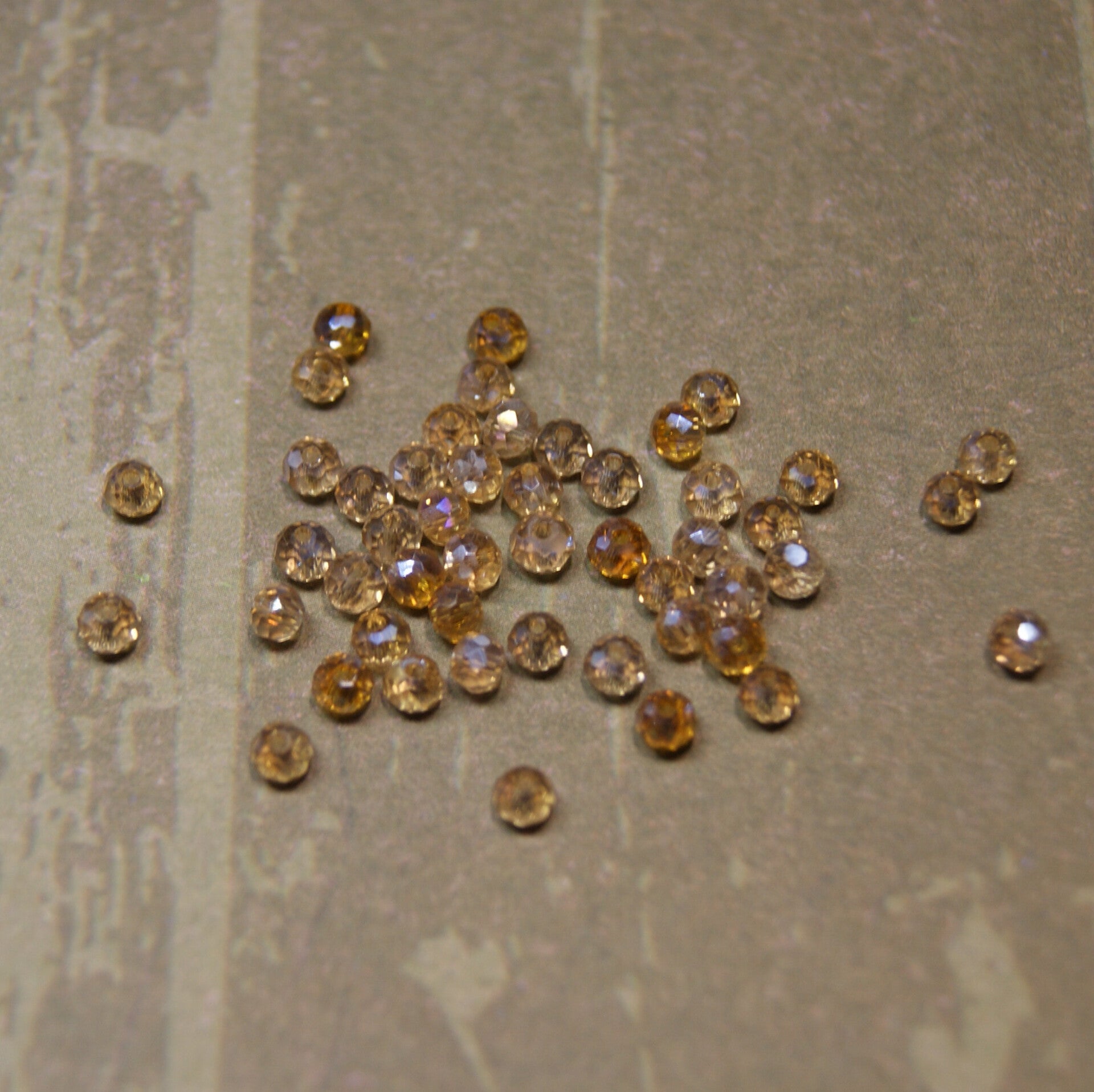 perle cristal AMBRE 3,5x4