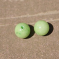 perle jade vert clair teint Ø8