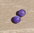 perle jade BLANC VIOLET Ø8