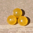 perle jade jaune Ø8