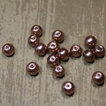 " perle nacrée " MARRON CLAIR Ø 8 mm