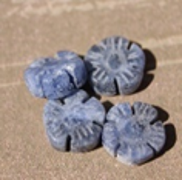 perle sodalite fleur 12x5
