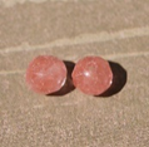 perle tourmaline pêche facette Ø8