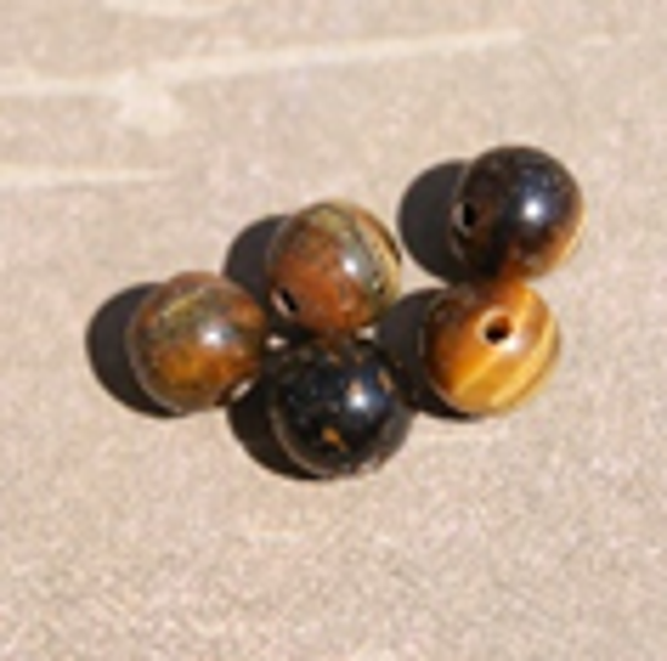 perle œil de tigre Ø 6