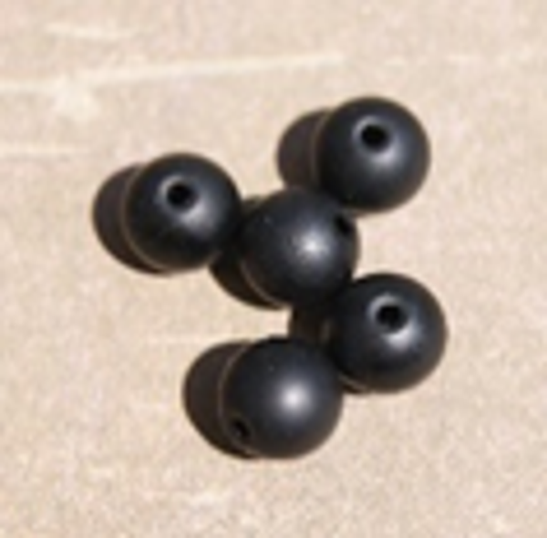 perle onyx noir Ø8