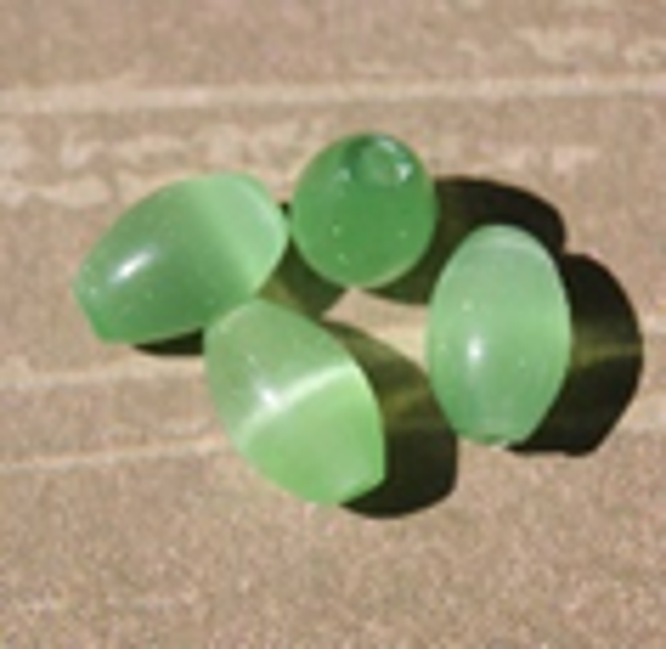 perle opale ovale vert clair