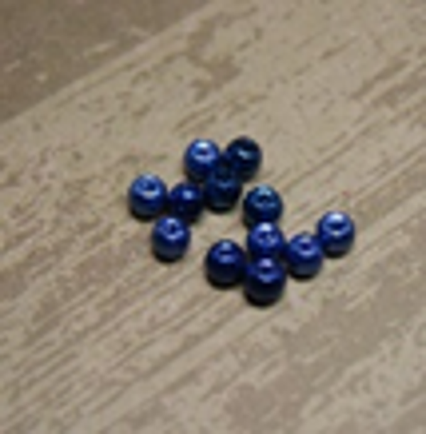 " perle nacrée  " BLEU FONCÉ Ø 6 mm