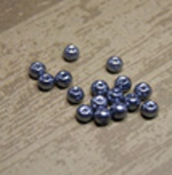" perle nacrée  " GRIS FONCÉ Ø 6 mm