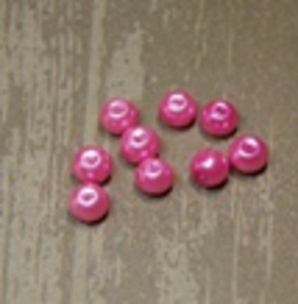 " perle nacrée " ROSE Ø 8 mm