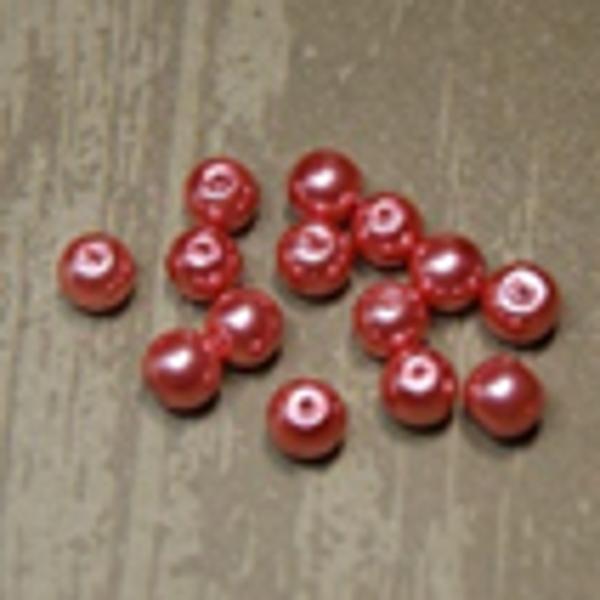 " perle nacrée " CORAIL Ø 8 mm