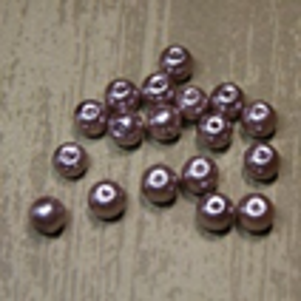 " perle nacrée " GRIS FONCÉ Ø 8 mm