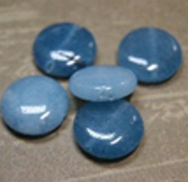 perle aigue  marine plate 16x5