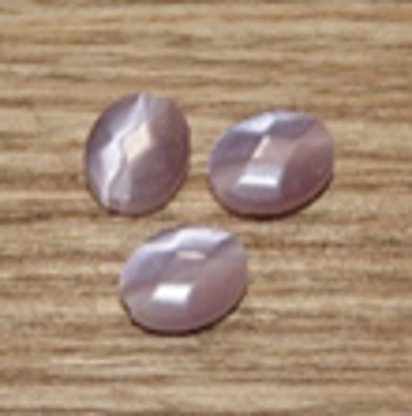 ŒIL DE CHAT FACETTE ET OVALE parme