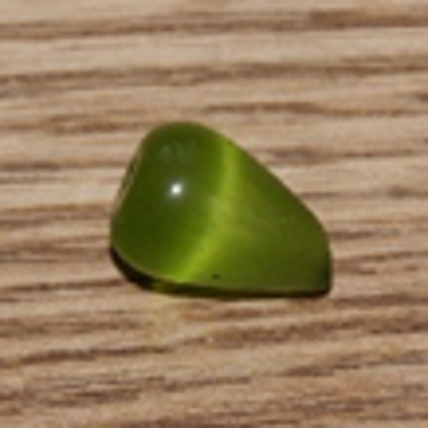 ŒIL DE CHAT GOUTTE VERT ANIS Ø 11X14