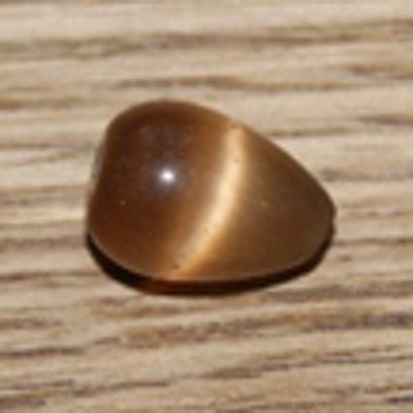 ŒIL DE CHAT GOUTTE MARRON Ø 11X14