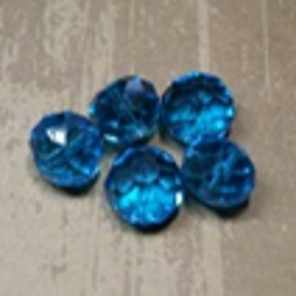 perle cristal BLEU CLAIR 16x12