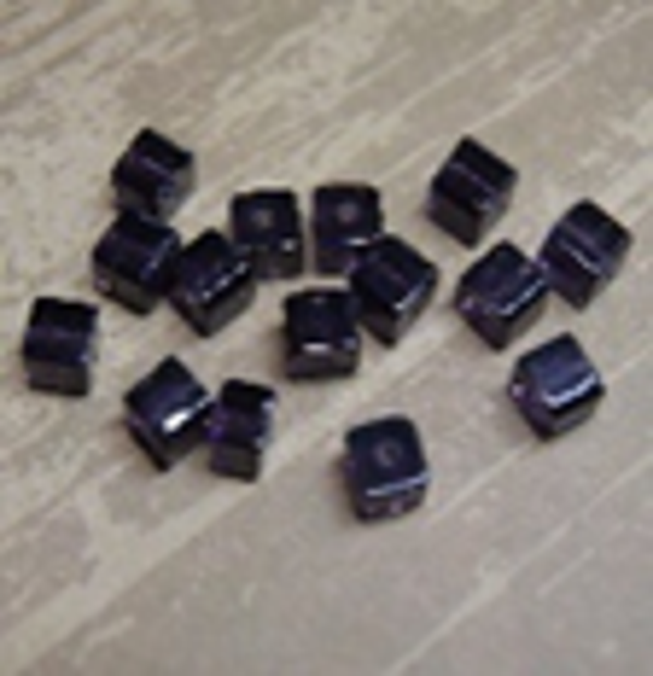 cube verre VIOLET 6x6