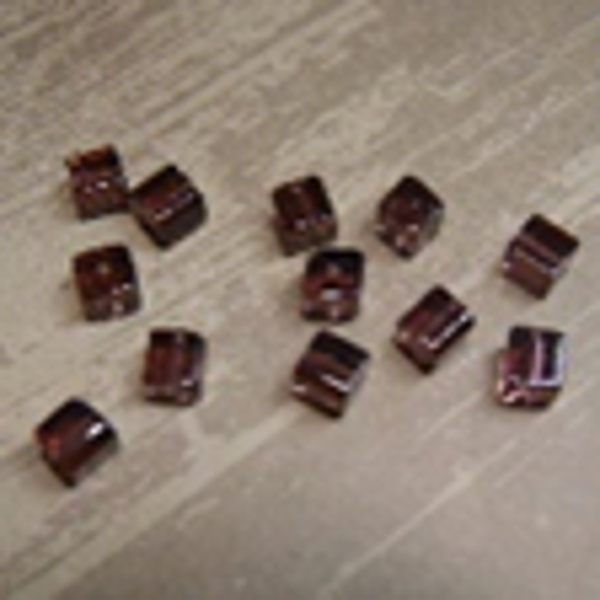cube verre MARRON 8x8
