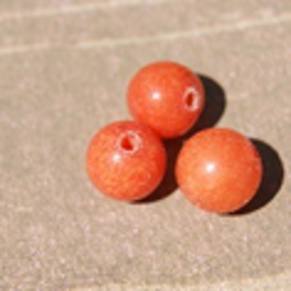 perle jade orange Ø8