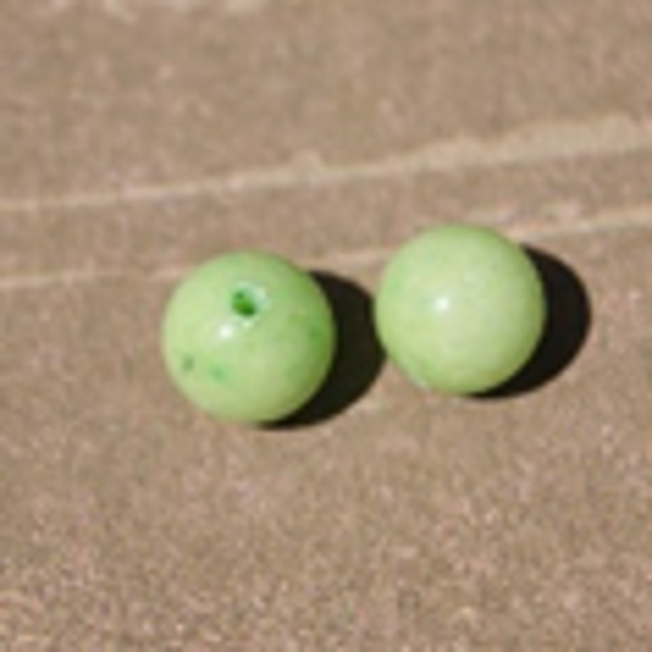 perle jade vert clair teint Ø8