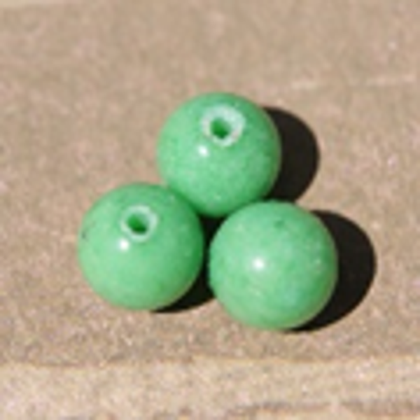 perle jade vert foncé Ø8