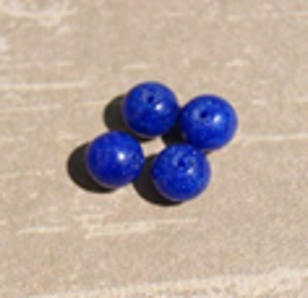 perle jade BLEU  MARINE Ø8