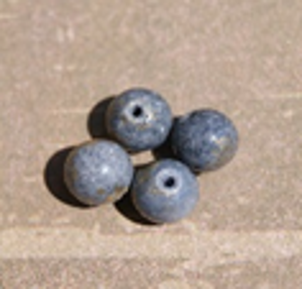 perle jade GRIS DORÉ Ø8