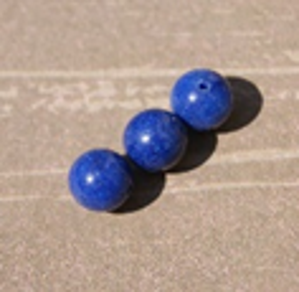 perle jade BLEU Ø10