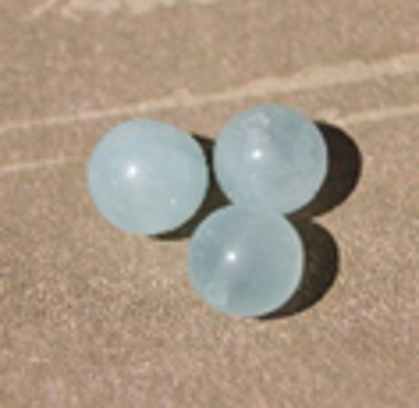 perle jade GRIS CLAIR Ø10