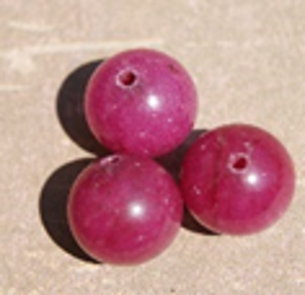 perle jade  teint bordeaux Ø14
