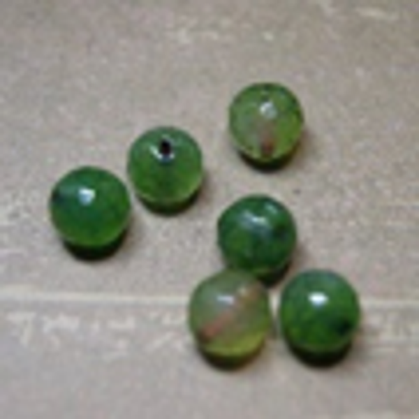 perle agate VERT Ø10